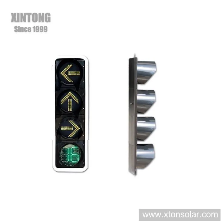 Aluminium riktad trafikljus